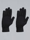 Men Black Self Design Gloves