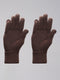 Men Brown Self Design Gloves