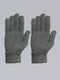 Men Olive Self Design Gloves
