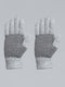 Men Grey Self Design Gloves