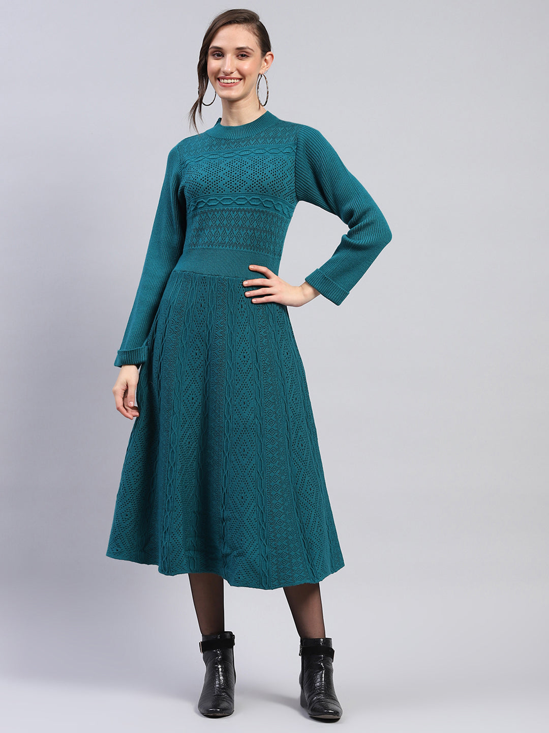 Women Woolen Dress | Buy Woolen Dresses For Ladies Online - Monte Carlo Women Woolen Dress | Buy Woolen Dresses For Ladies Online - Monte Carlo