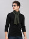 Men Green Printed Pure Wool Muffler