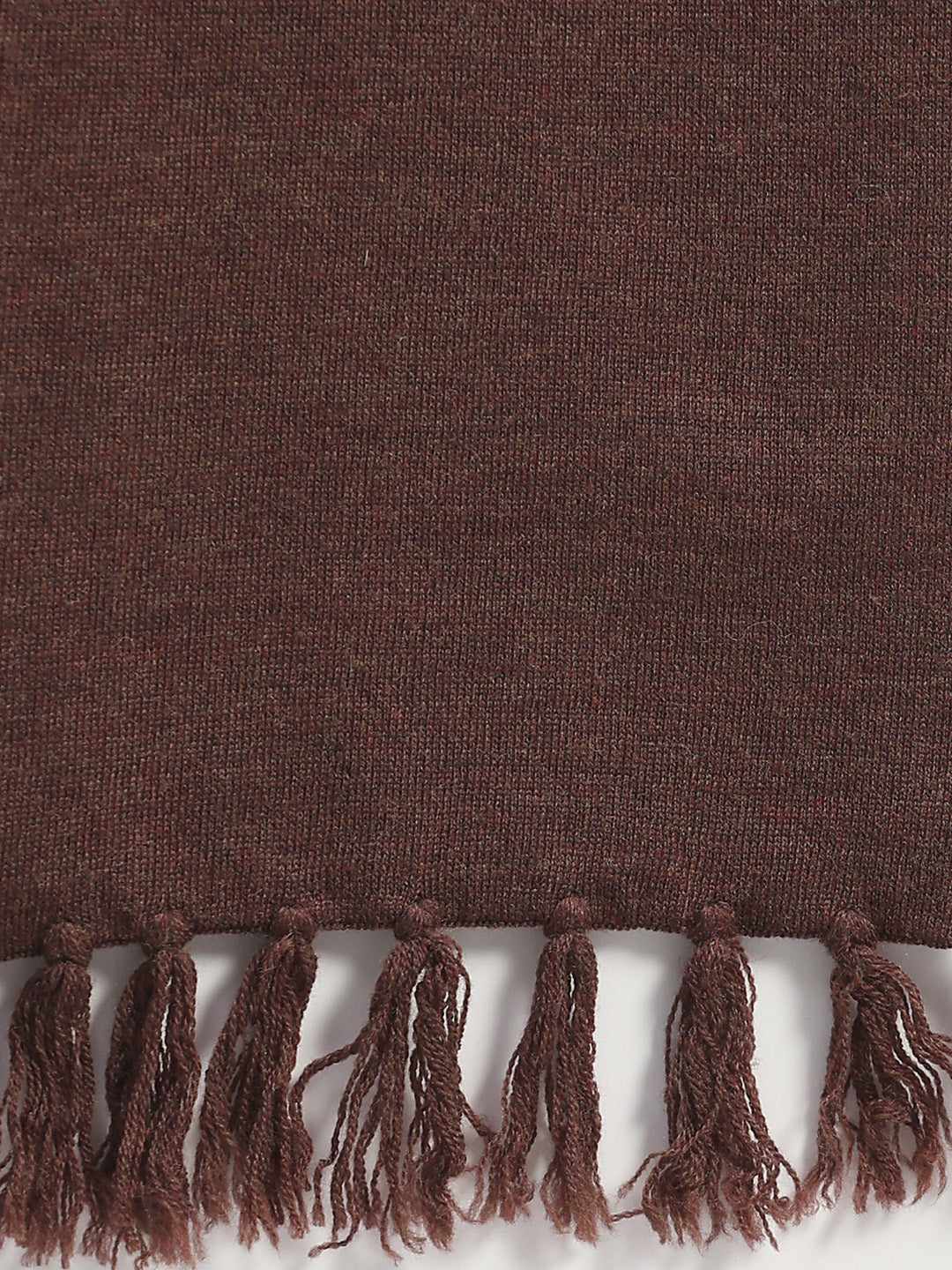 Buy Men Brown Solid Pure Wool Muffler Online in India - Monte Carlo