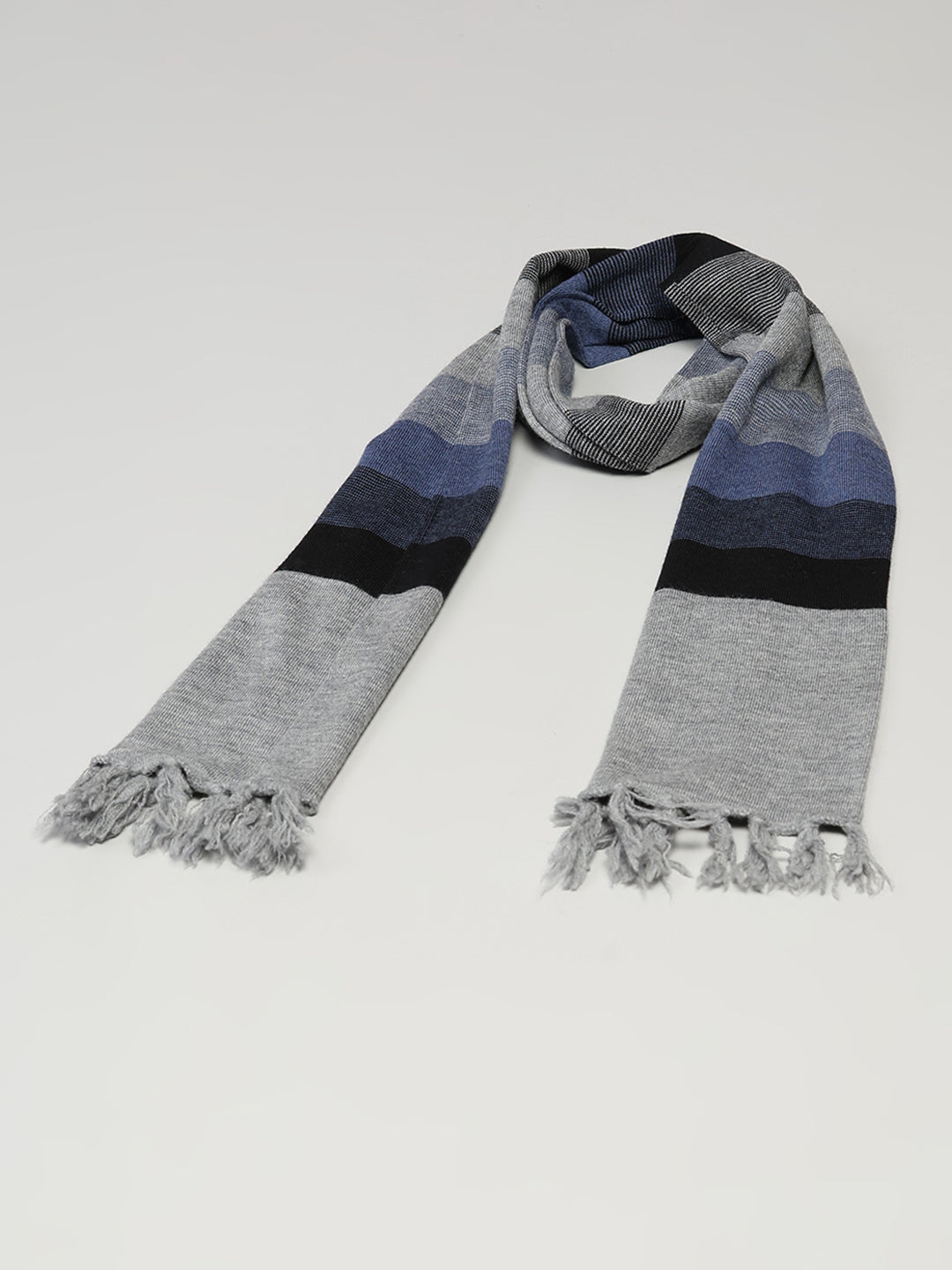 Men Multicolor Printed Pure Wool Muffler