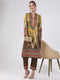 Women Multicolor Printed Round Neck Full Sleeve Kurti Set for Winter