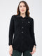 Women Black Self Design V Neck Full Sleeve Cardigan