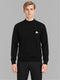 Men Black Solid Turtle Neck Full Sleeve Pullover