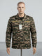 Monte Carlo Combat Print Polo Collar Full Sleeve Jacket
