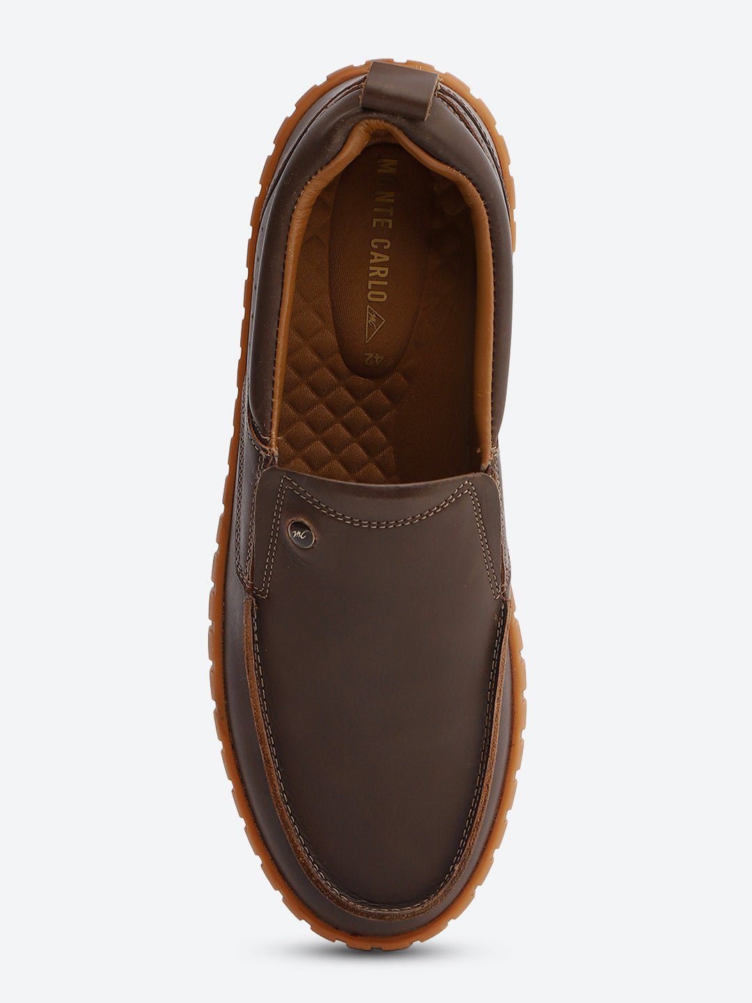 Monte Carlo Brown Casual Slip-On Loafers/Moccasins for Men