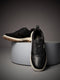 Monte Carlo Black & Taupe Comfort Casual Sneakers for Men