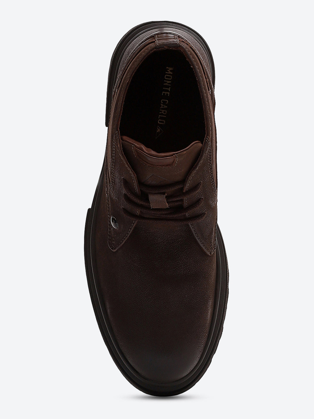 Men Brown Lace Up Genuine Leather Comfortable and Light weight Outdoor Boots