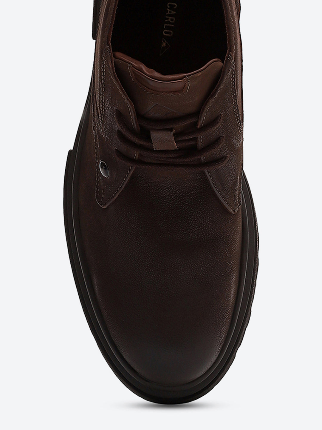 Men Brown Lace Up Genuine Leather Comfortable and Light weight Outdoor Boots