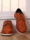 Men Brown Lace Up Genuine Leather Casual Brogues