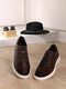 Men Brown Lace Up Leather Casual Shoes