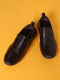 Men Brown Slip on Genuine Leather Shoes