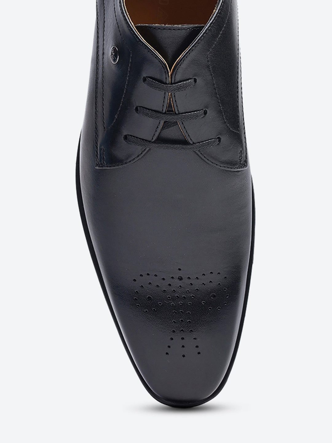 Men Black Lace Up Genuine Leather Formal Shoes