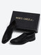 Men Black Solid Slip on Genuine Leather Formal Shoes