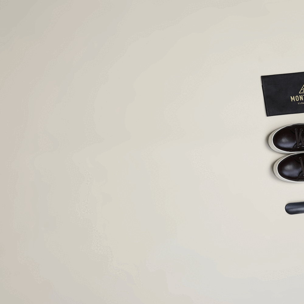 Men Brown Lace-Up Genuine Leather Casual Sneaker