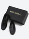 Men Black Slip on Microfibre Loafers