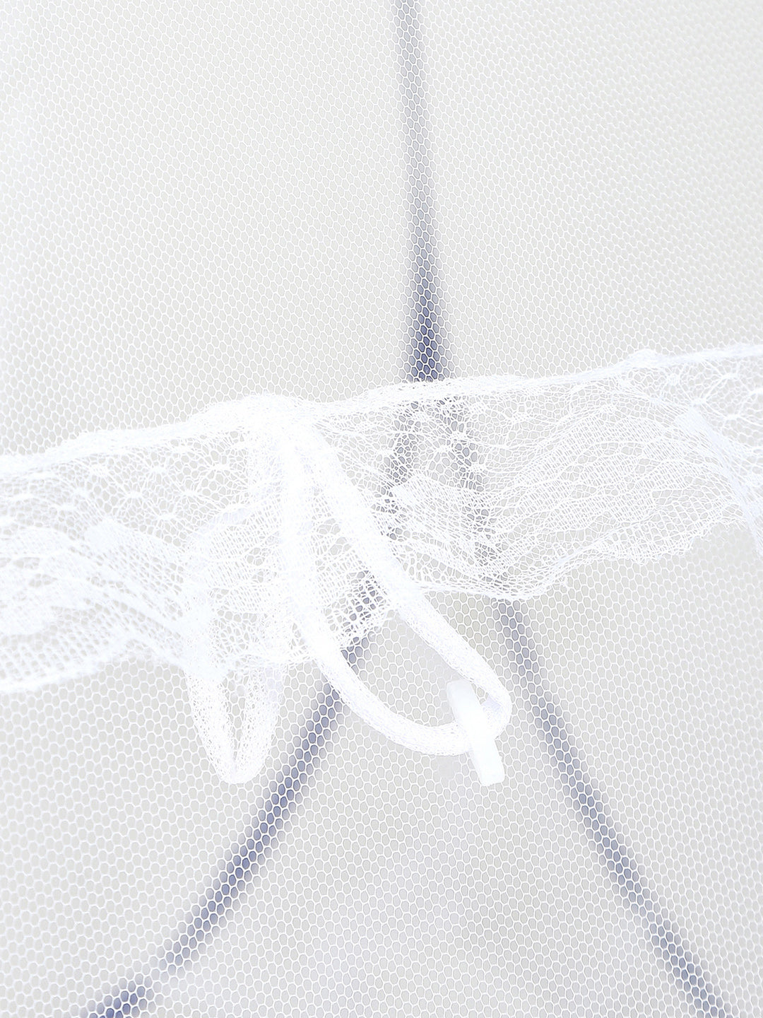 Moca by Monte Carlo Double Bed Polyester Washable Adults Mosquito Net (Blue)