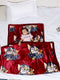 Printed Baby Blanket 3 Ply, 1609 GSM 5Pcs Set (1 Baby Comforter, 1 Bedsheet, 1 Neck Pillow & 2 Bolster)