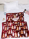 Printed Baby Blanket 3 Ply, 1609 GSM 5Pcs Set (1 Baby Comforter, 1 Bedsheet, 1 Neck Pillow & 2 Bolster)