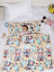 Printed Baby Blanket 3 Ply, 1609 GSM 5Pcs Set (1 Baby Comforter, 1 Bedsheet, 1 Neck Pillow & 2 Bolster)