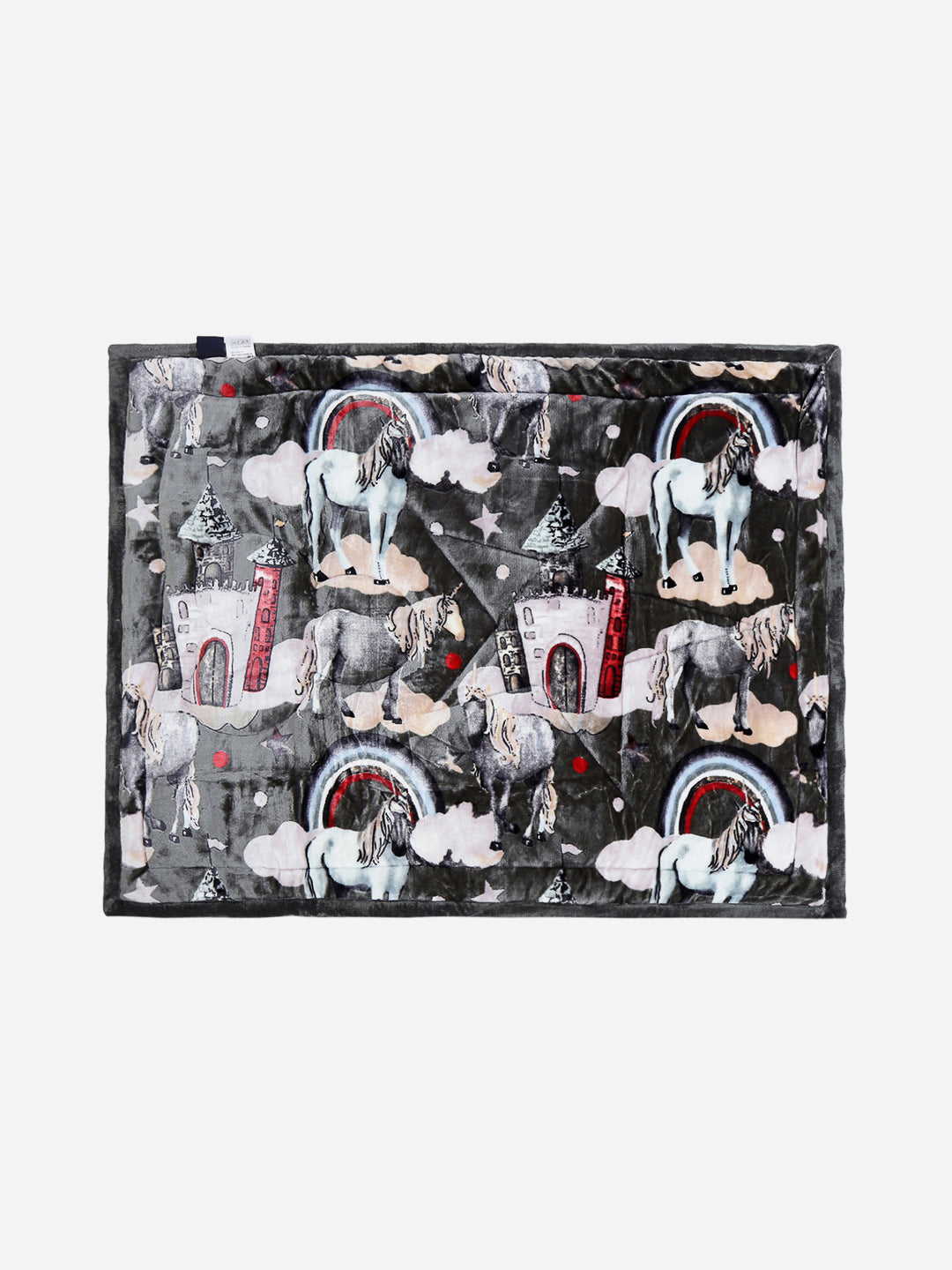 Printed Baby Blanket 3 Ply, 1609 GSM 5Pcs Set (1 Baby Comforter, 1 Bedsheet, 1 Neck Pillow & 2 Bolster)