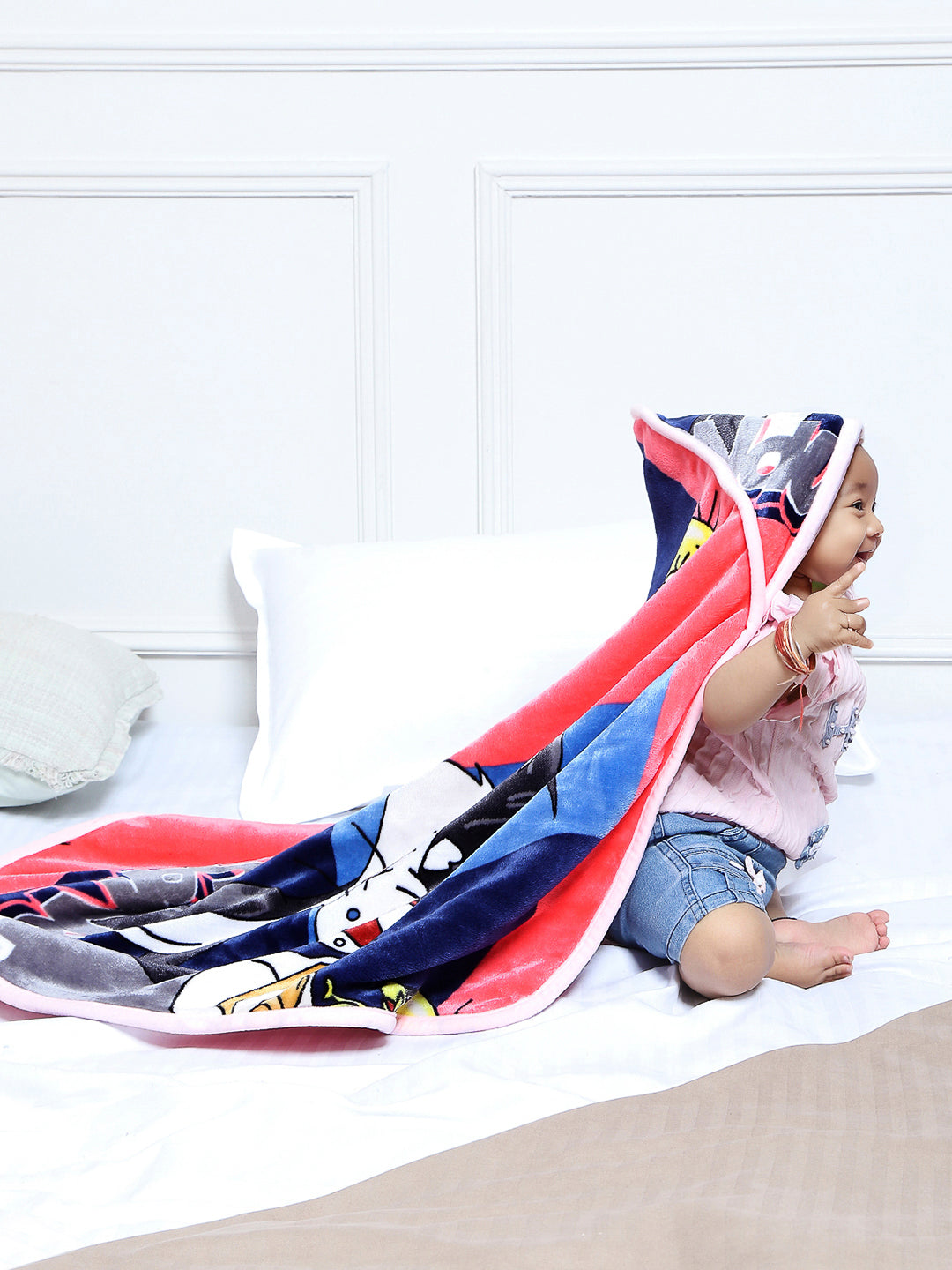 Printed Baby Blanket 2 Ply, 240 GSM, 0.375 kg (Albert)