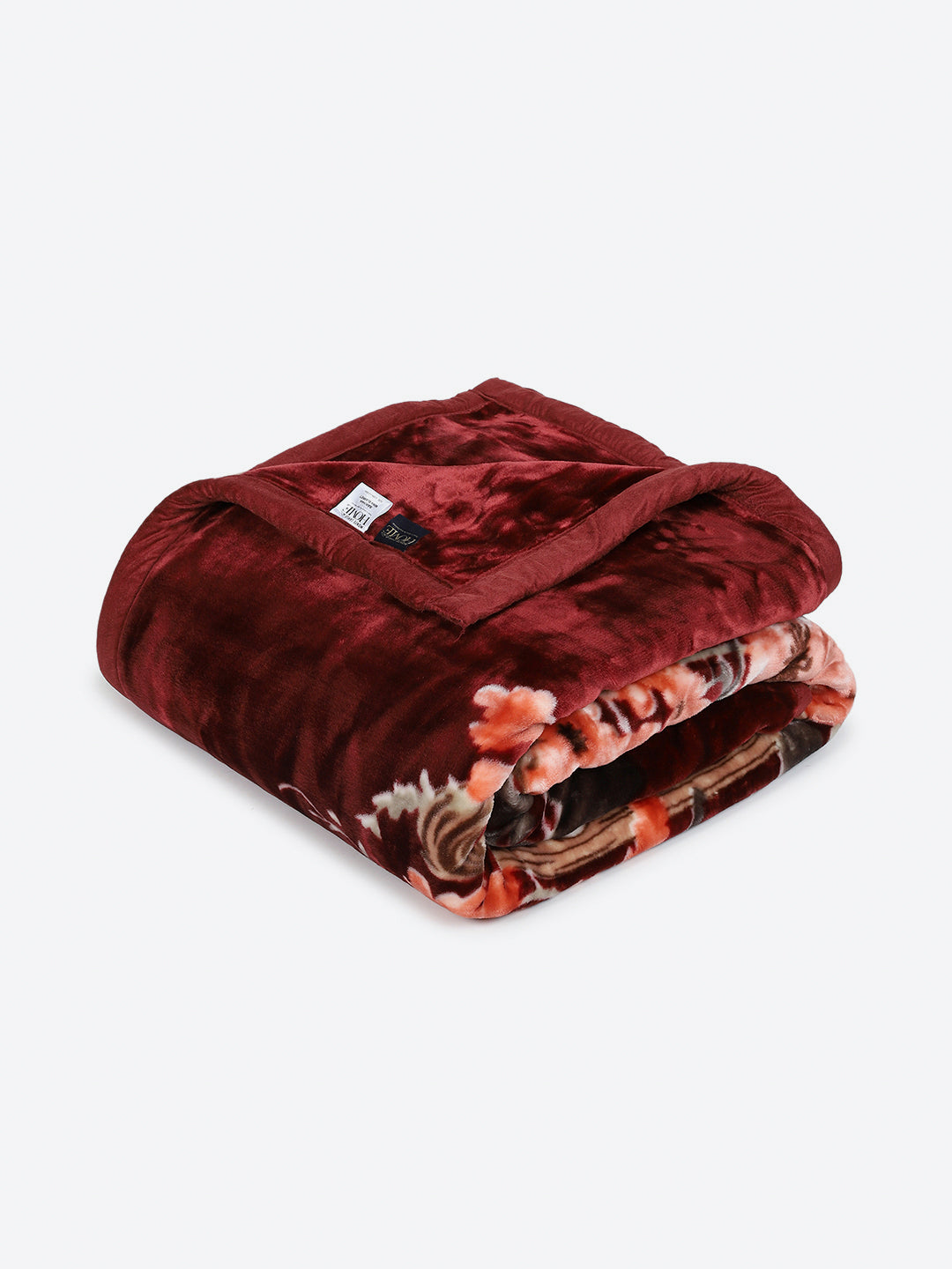 Floral Printed Double Bed 2 Ply, 947 GSM Blanket for Heavy Winter - (Bandhan) with Fragrance