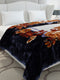 Floral Printed Double Bed 2 Ply, 947 GSM Blanket for Heavy Winter - (Bandhan) with Fragrance