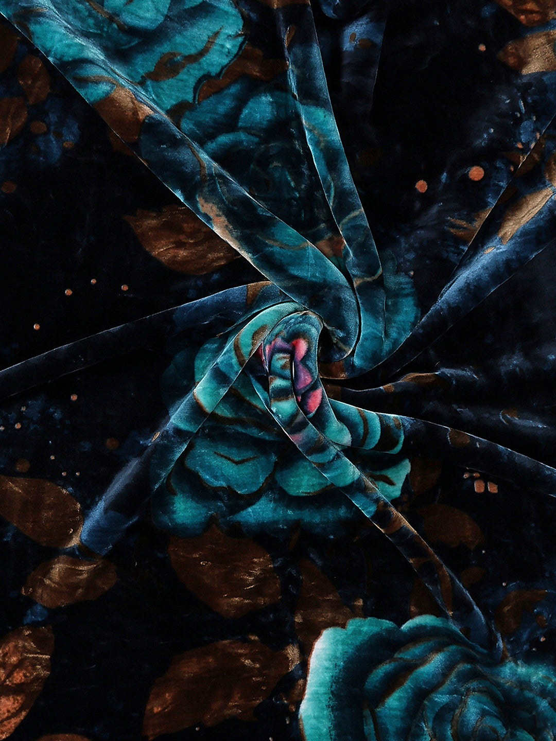 Floral Printed Double Bed 2 Ply, 947 GSM Blanket for Heavy Winter - (Bandhan) with Fragrance