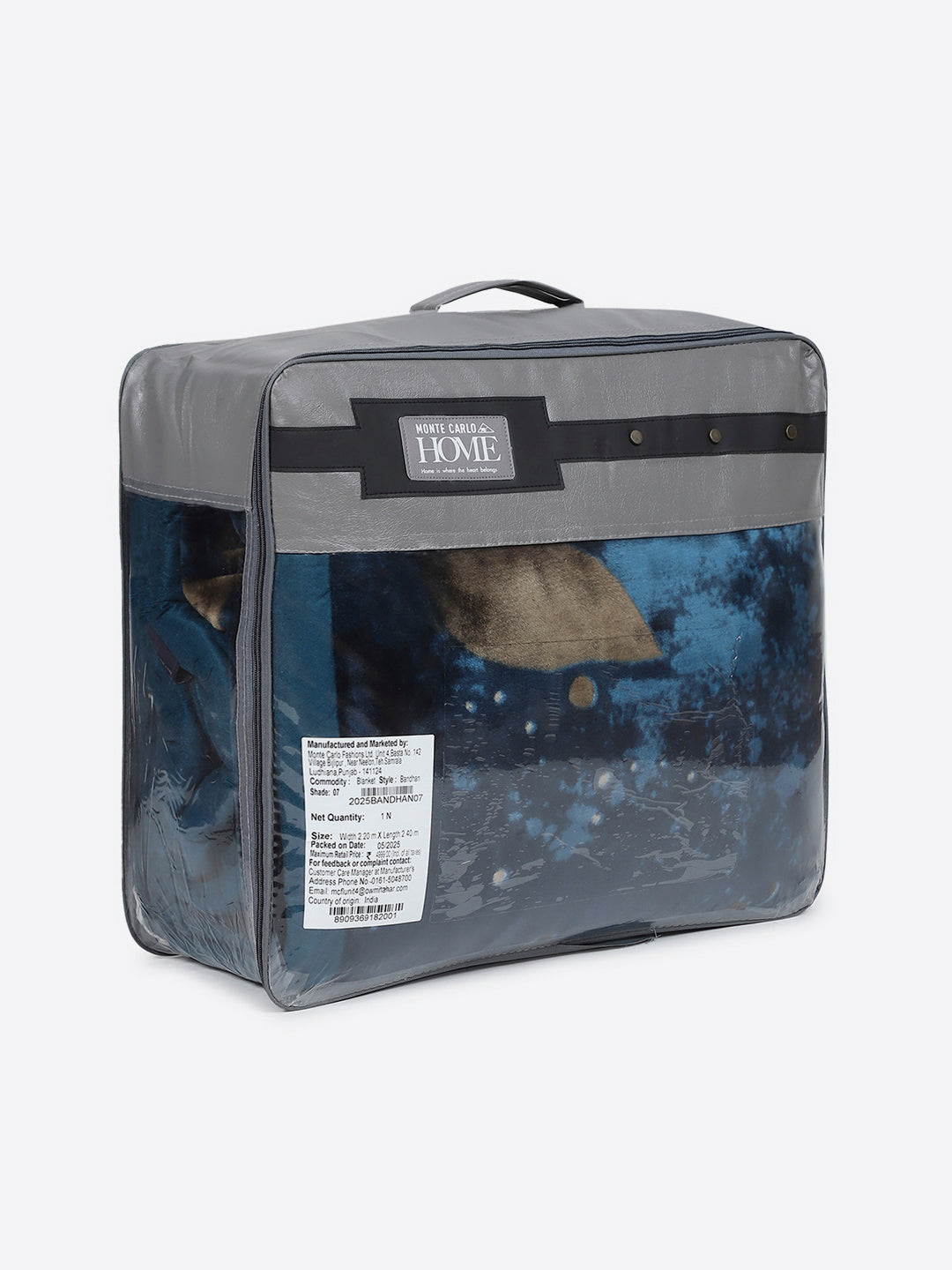 Floral Printed Double Bed 2 Ply, 947 GSM Blanket for Heavy Winter - (Bandhan) with Fragrance