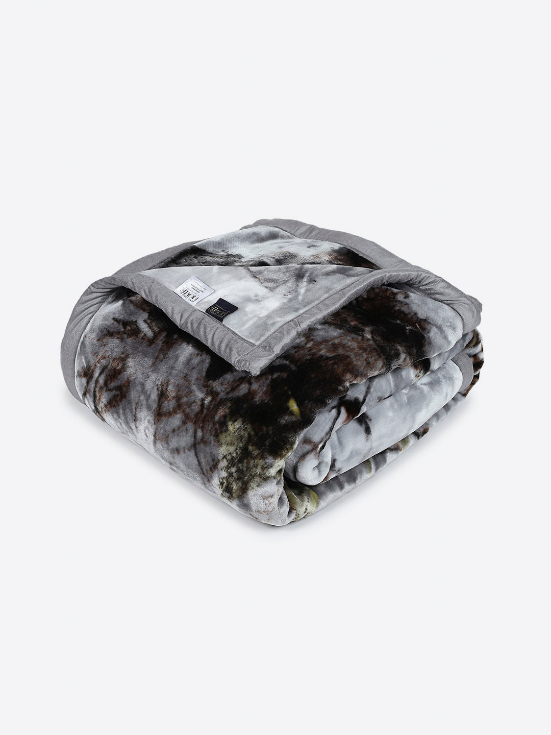 Floral Printed Double Bed 2 Ply, 947 GSM Blanket for Heavy Winter - (Bandhan) with Fragrance