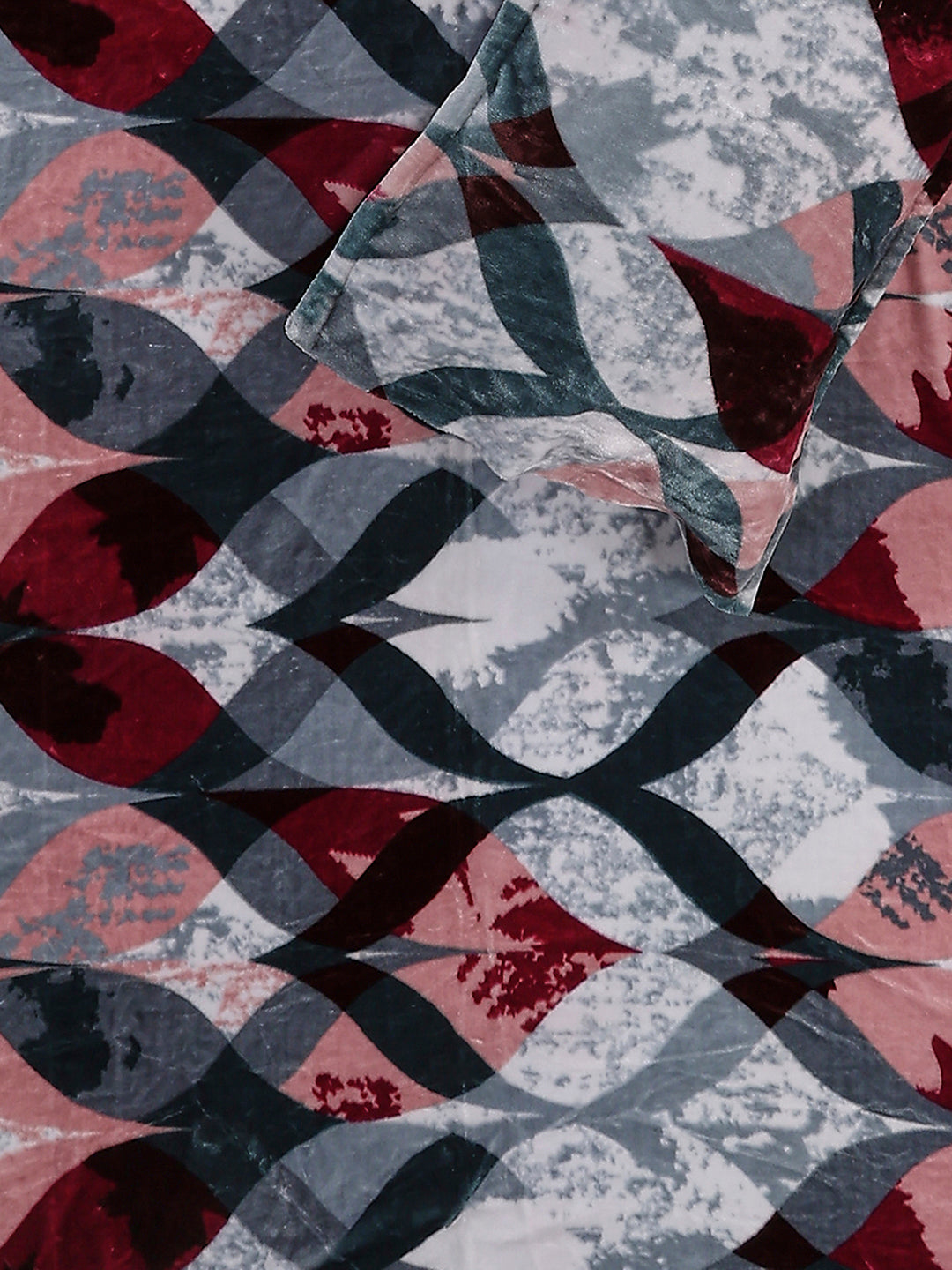 413 GSM 100% Polyester King Bed 1 Bedsheet with 2 Pillow Cover (Aura)