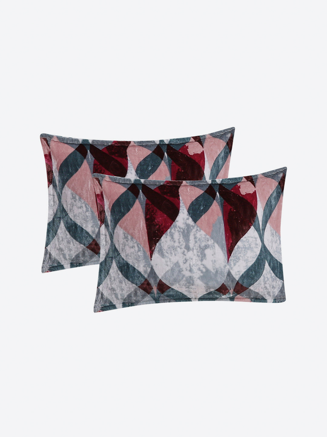 413 GSM 100% Polyester King Bed 1 Bedsheet with 2 Pillow Cover (Aura)