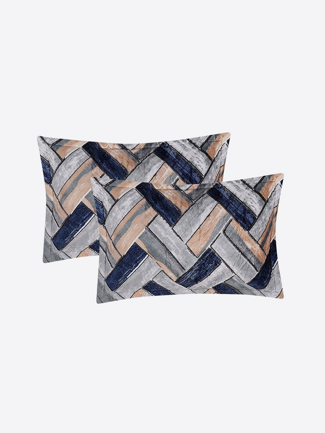 349 GSM 100% Polyester King Bed 1 Bedsheet with 2 Pillow Cover (Carnival)