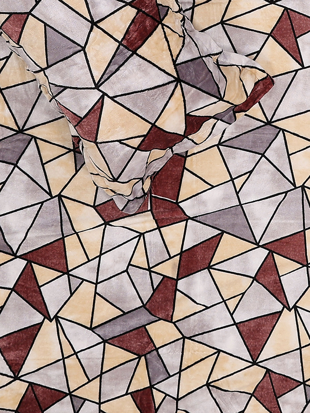 349 GSM 100% Polyester King Bed 1 Bedsheet with 2 Pillow Cover (Carnival)