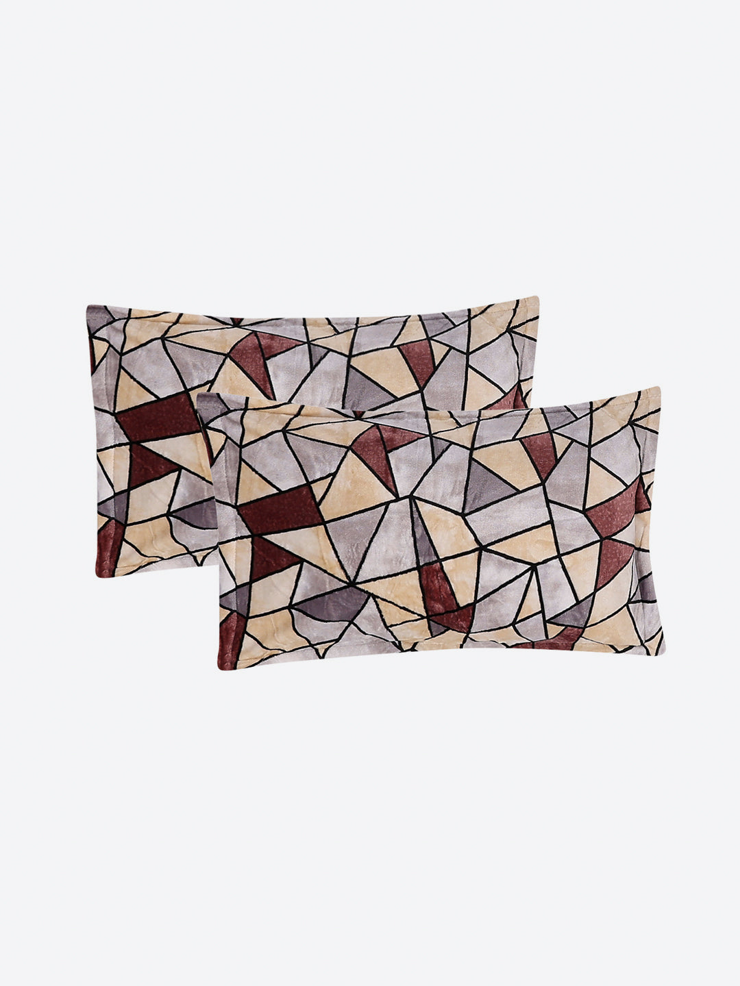 349 GSM 100% Polyester King Bed 1 Bedsheet with 2 Pillow Cover (Carnival)