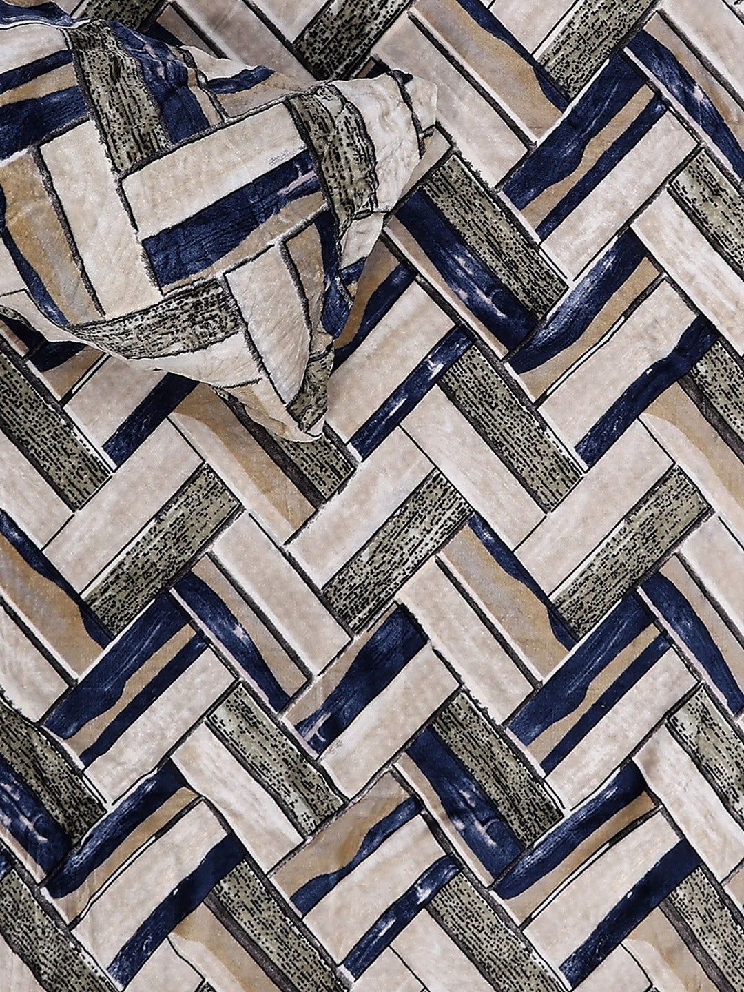 349 GSM 100% Polyester King Bed 1 Bedsheet with 2 Pillow Cover (Carnival)