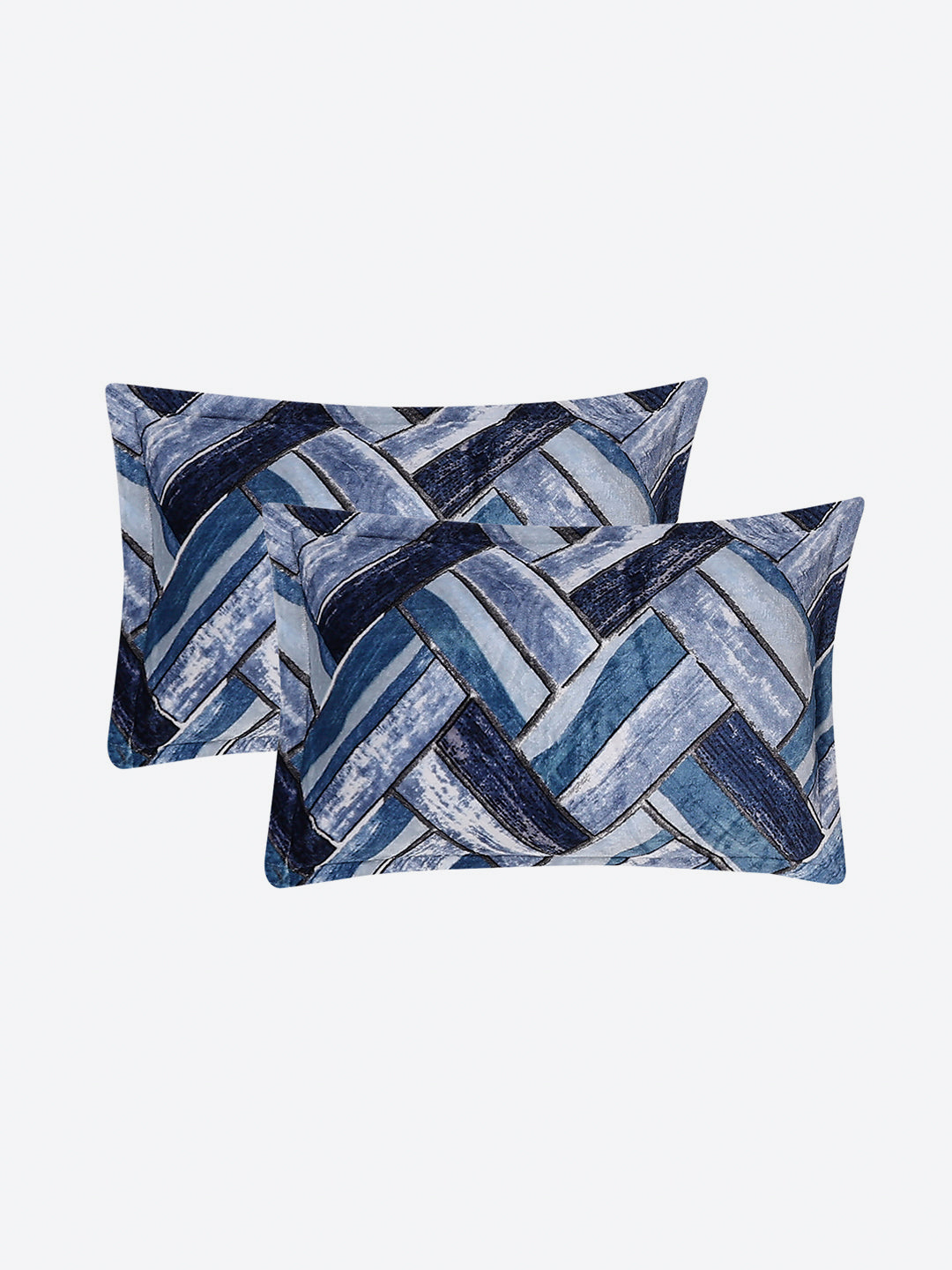 349 GSM 100% Polyester King Bed 1 Bedsheet with 2 Pillow Cover (Carnival)