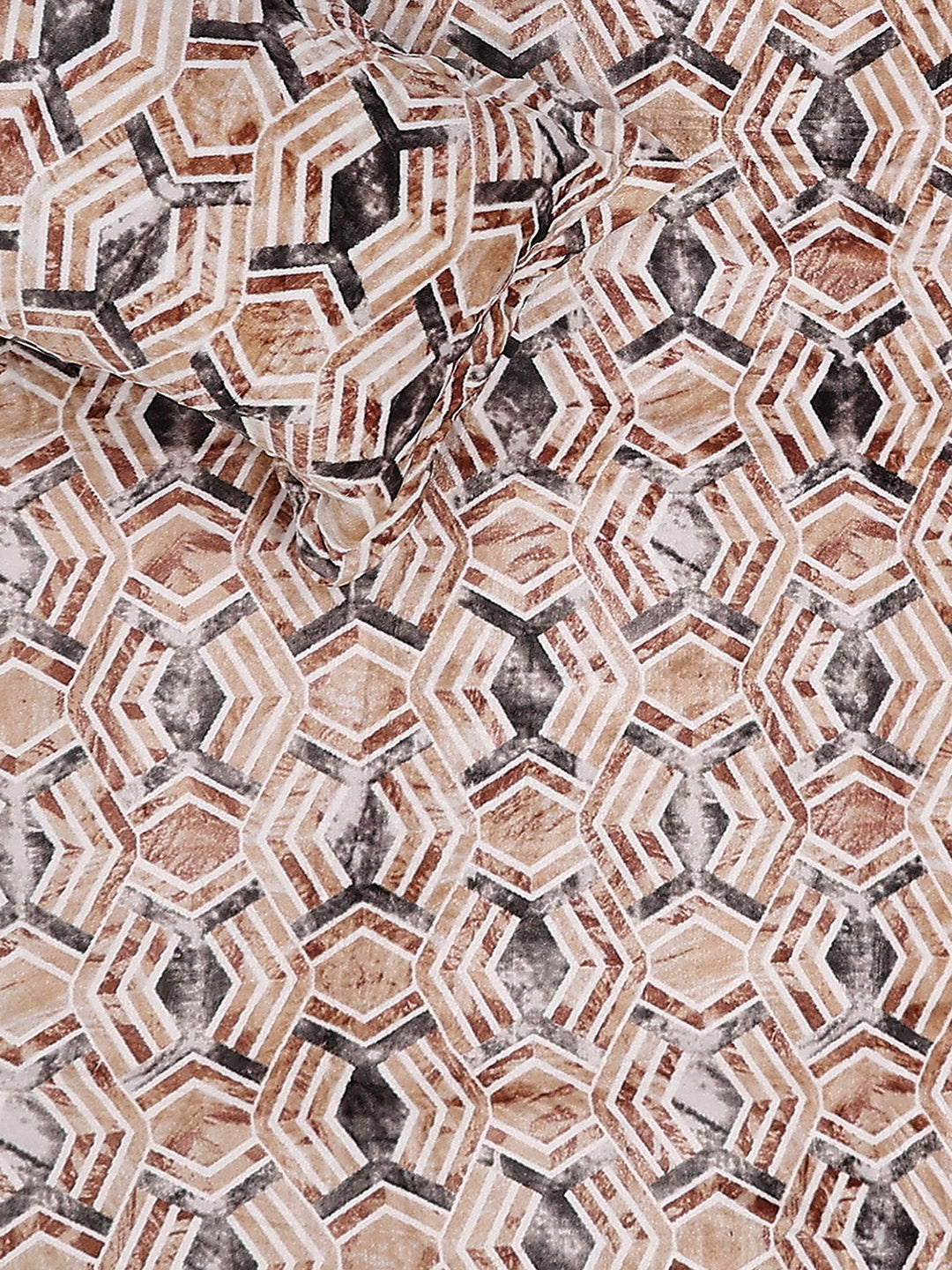 349 GSM 100% Polyester King Bed 1 Bedsheet with 2 Pillow Cover (Carnival)