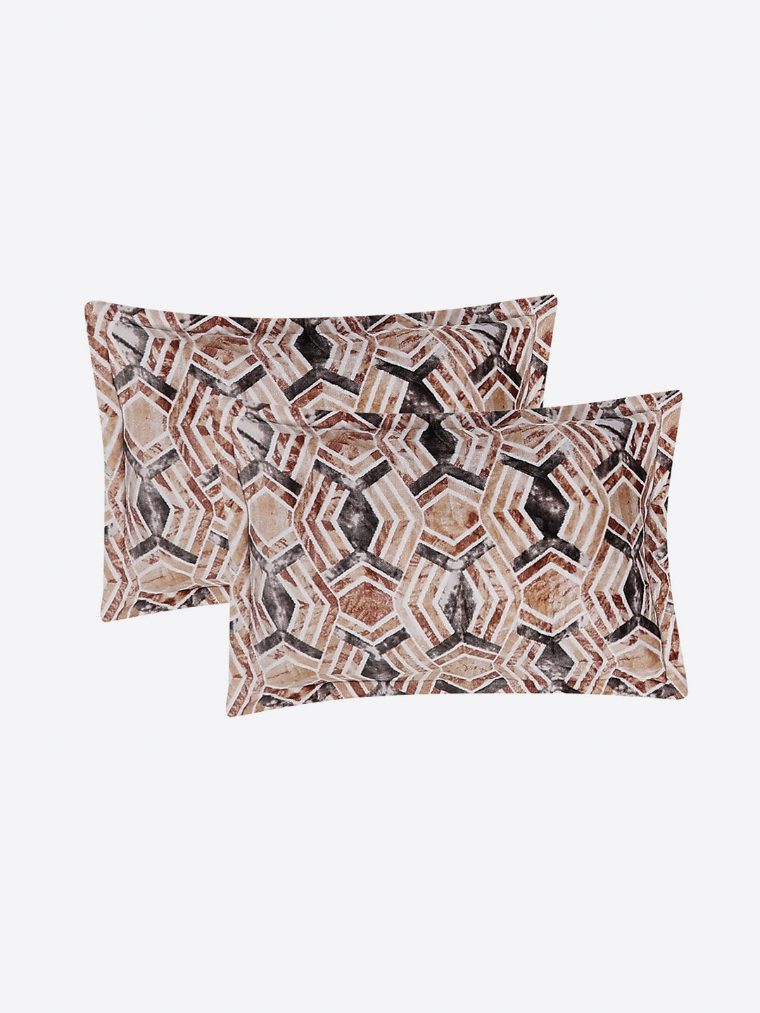 349 GSM 100% Polyester King Bed 1 Bedsheet with 2 Pillow Cover (Carnival)