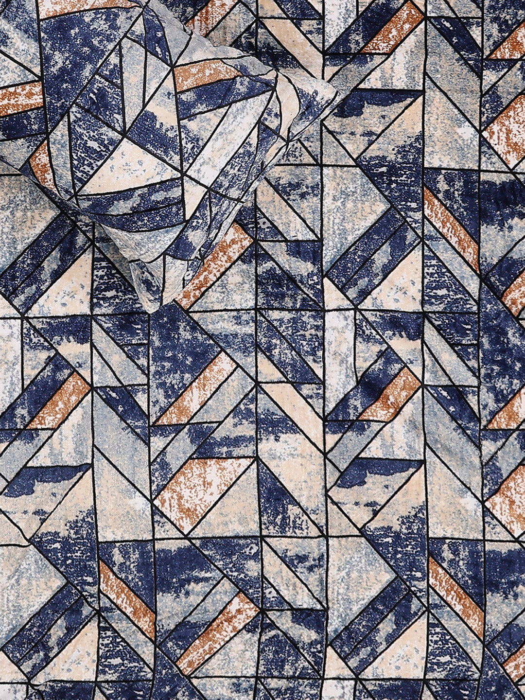 349 GSM 100% Polyester King Bed 1 Bedsheet with 2 Pillow Cover (Carnival)