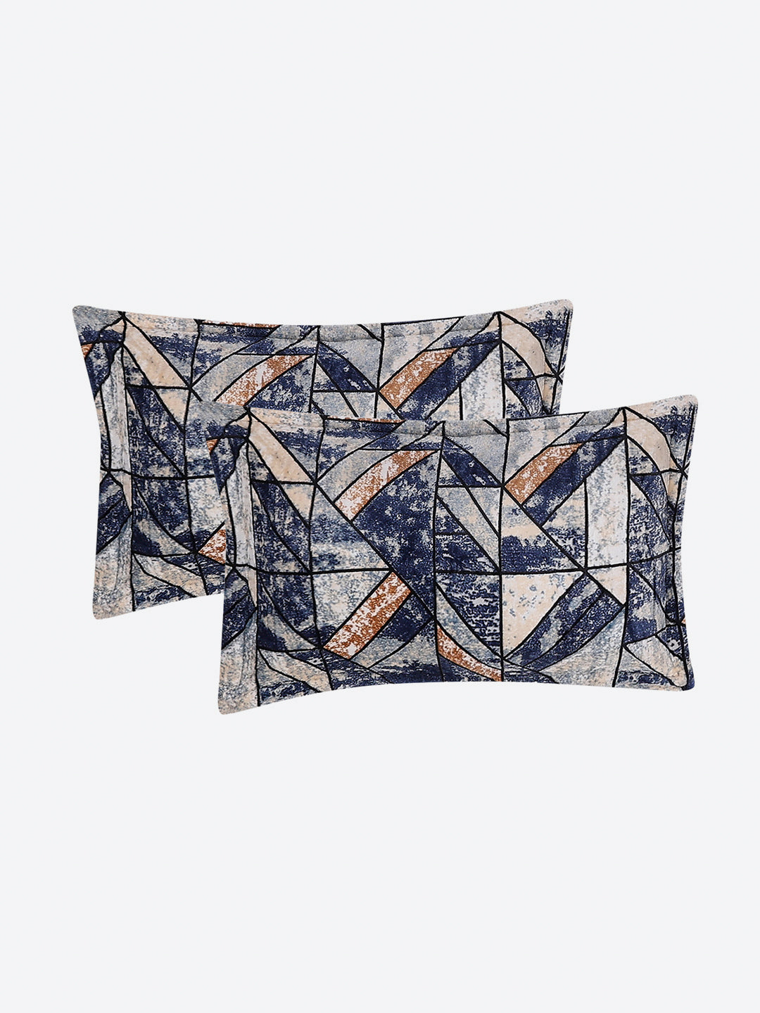 349 GSM 100% Polyester King Bed 1 Bedsheet with 2 Pillow Cover (Carnival)