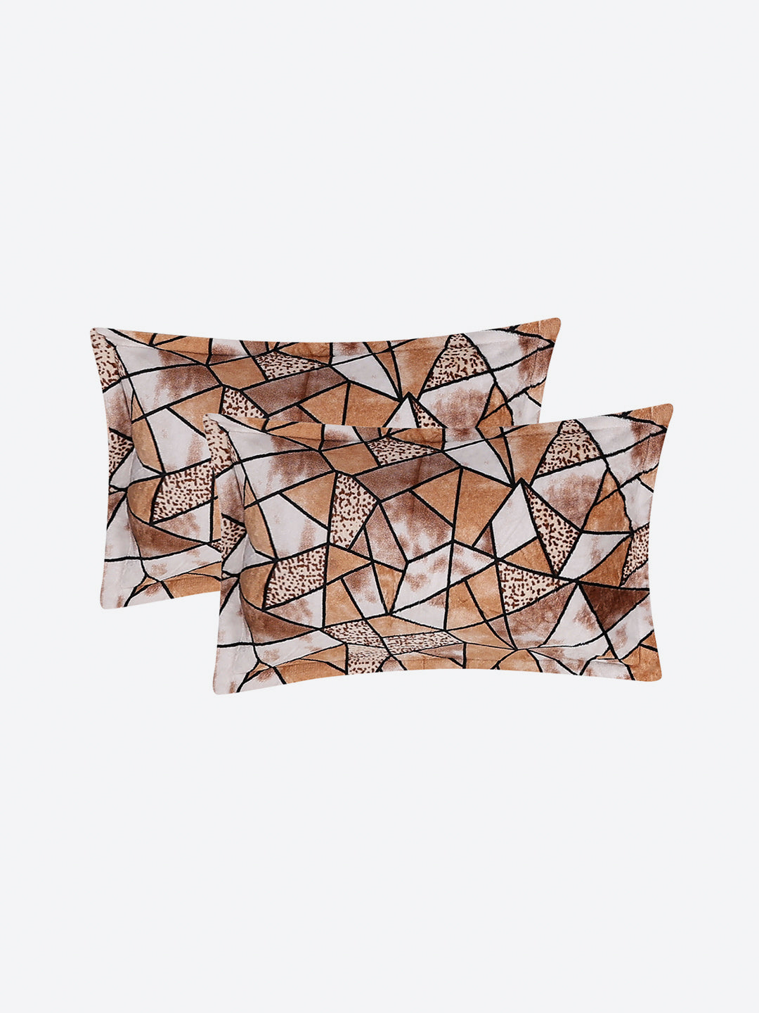 349 GSM 100% Polyester King Bed 1 Bedsheet with 2 Pillow Cover (Carnival)