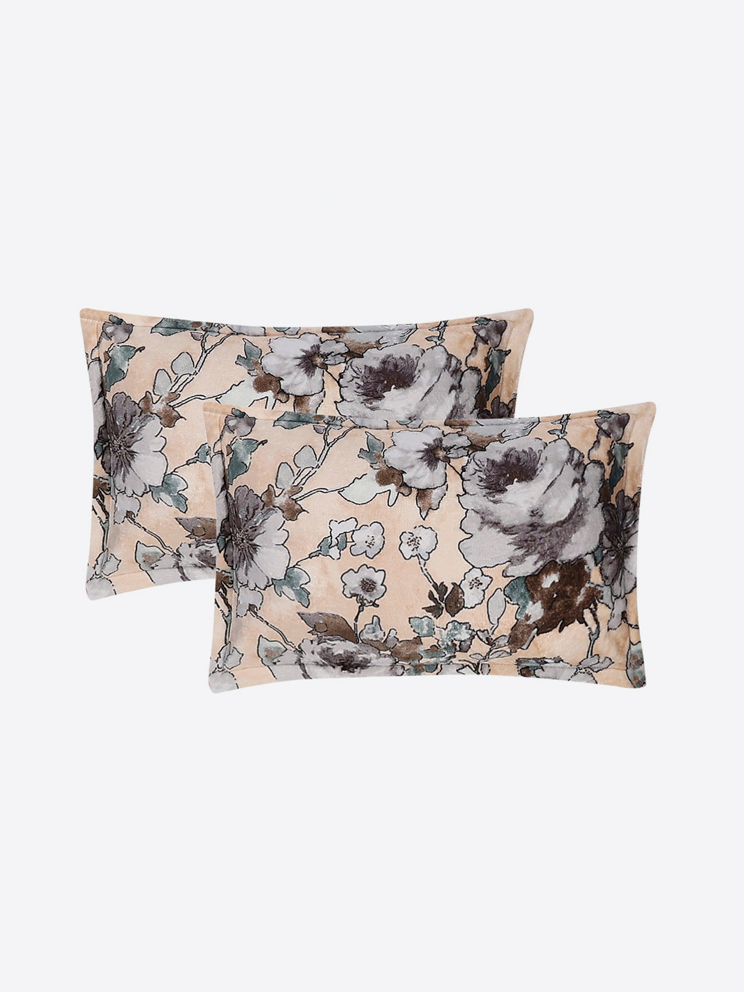 349 GSM 100% Polyester King Bed 1 Bedsheet with 2 Pillow Cover (Carnival)