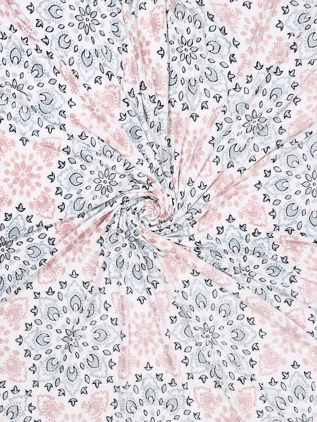 378 GSM 100% Polyester King Bed 1 Bedsheet with 2 Pillow Cover (Hill Top)