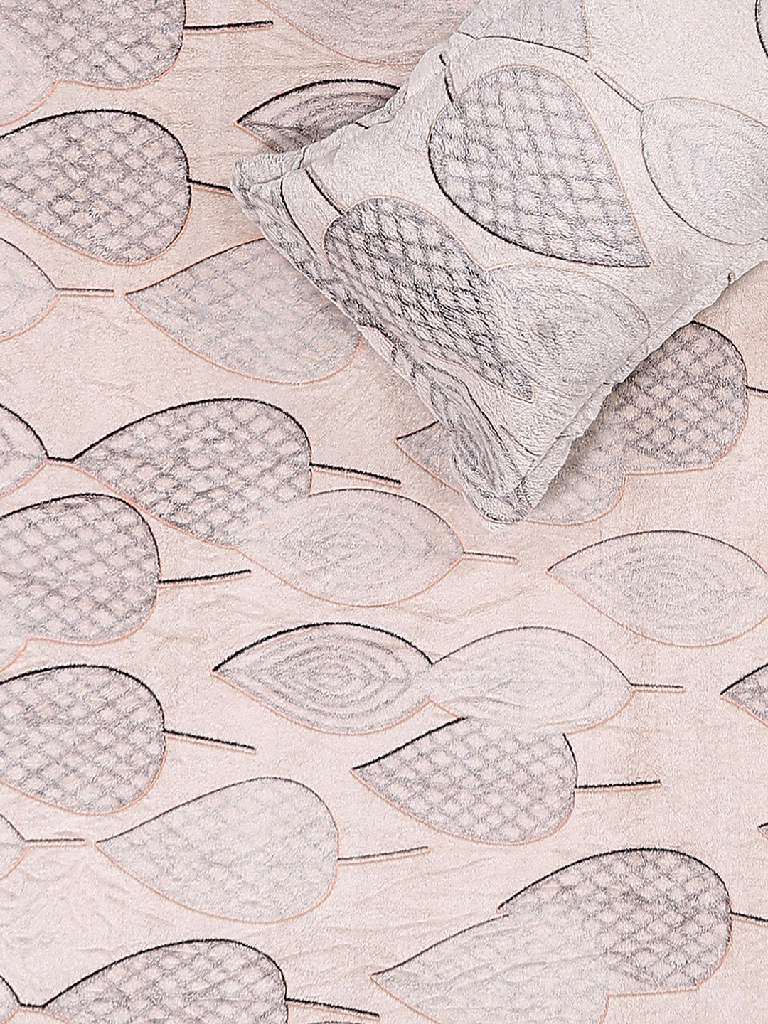 378 GSM 100% Polyester King Bed 1 Bedsheet with 2 Pillow Cover (Hill Top)