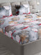 374 GSM Polyester Double Bed 1 Bedsheet with 2 Pillow Cover (Impression)